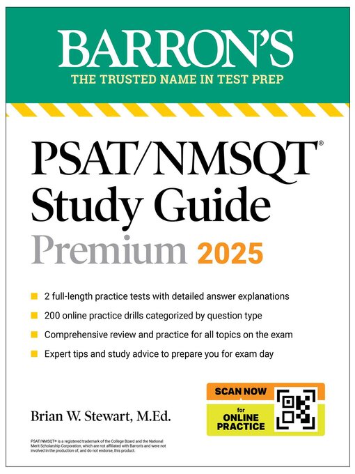 Title details for PSAT/NMSQT Premium Study Guide by Barron's Educational Series - Available